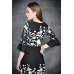 Black Floral Printed Designer Gown Anarkali Suit