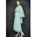 Butterfly Sleeves Dress Mint Green Women's Party Suit