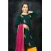 Dark Green & Saffron Yellow Punjabi Gharara Suit 