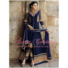 NAVY BLUE AAFREEN ADAA STYLISH ANARKALI SUIT