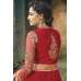 7108 FIESTA RED AAFREEN DESIGNER ANARKALI STYLE SUIT