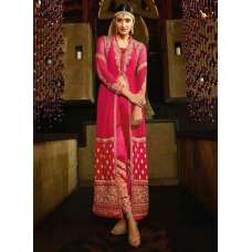 Pink Front Slit Dress Pant Suit Designer Wear