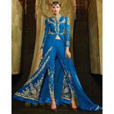 9102 ROYAL BLUE AAFREEN ADAA VOL 2 DESIGNER PANT STYLE SUIT