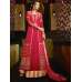 Pink Front Slit Dress Pant Suit Designer Wear
