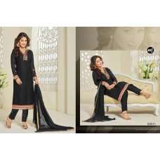 Black Indian Dress Designer Ready to Wear Salwar Suit