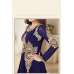 NAVY BLUE HEAVY EMBROIDERED FLOOR LENGTH ANARKALI DRESS