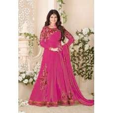 Burgundy Indian Party Gown