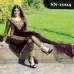 STUNNING NEW FAUX GEORGETTE SEMI STITCHED SALWAR SUIT ( DELIVERY IN 6 WEEKS )