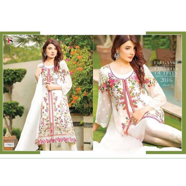 White Pakistani Suit Designer Dress