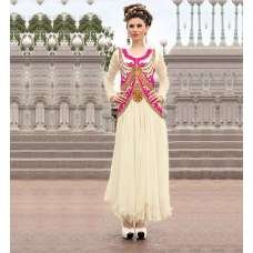 WHITE ANGEL PARTY NET GOWN 
