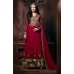 4301 RED "CELEBRITY ISSUE” FLOOR LENGTH EMBROIDERED ANARKALI SUIT