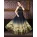 4712 BLACK CHENAB DESIGNER EMBROIDRED ANARKALI SUIT 