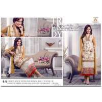 White and Gold NEHA SHARMA TAJIMA 3 PARTY WEAR GEORGETTE SALWAR SUIT