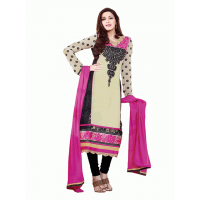 Monochrome Dress Salwar Indian Party Suit
