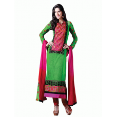 Green Flash AAFREEN PARTY WEAR GEORGETTE CHURIDAR SHALWAR SUIT