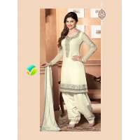 WHITE KASEESH PRACHI PARTY WEAR SHALWAR KAMEEZ COLLECTION