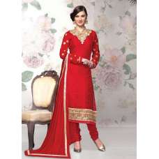 Hot Red Dress Party Outfit Indian Suit