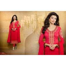 Red Sushmita Sen Indian Party Wear Salwar Suit