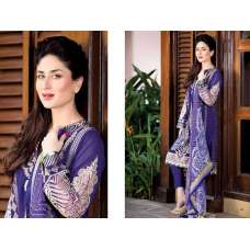 Faraz Manan Purple Lawn Crescent Summer Suit 2015