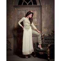 M2103 Off White DEBONAIR WITH MASKEEN WEDDING WEAR DESIGNER DRESS