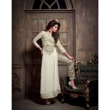 M2103 Off White DEBONAIR WITH MASKEEN WEDDING WEAR DESIGNER DRESS