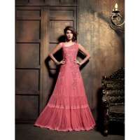 MA2105 Pink DEBONAIR WITH MASKEEN WEDDING WEAR DESIGNER DRESS (long sleeves0