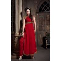 ZMA2108 Red DEBONAIR WITH MASKEEN WEDDING WEAR DESIGNER DRESS