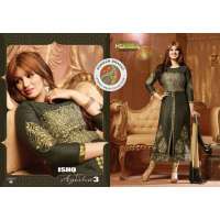 Green AYESHA TAKIA PARTY WEAR ISHQ-E-AYESHA 3 SEMI STITCHED SHALWAR KAMEEZ