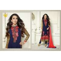 Blue karishma kapoor Ronak Party Wear Salwar Kameez