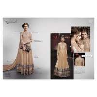 Gold Heavy Embellished Indian Designer Wear Gown