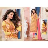yellow Veera 3 GEORGETTE Casual Wear Salwar Kameez