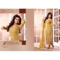 Yellow ZEENAT 2 CASUAL WEAR CHIFFON SALWAR SUIT