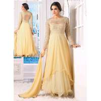 Cream Wedding Bridesmaid Gown 