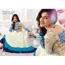 Light Blue And Gold Anakari Dress