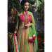 Yellow & Green Indian Asian Anarkali Suit