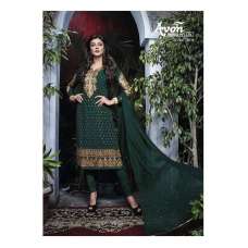 Dark Green Indian Designer Suit 