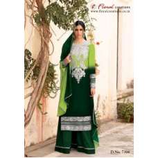 Green Indian Desi Wedding Lehenga Choli 