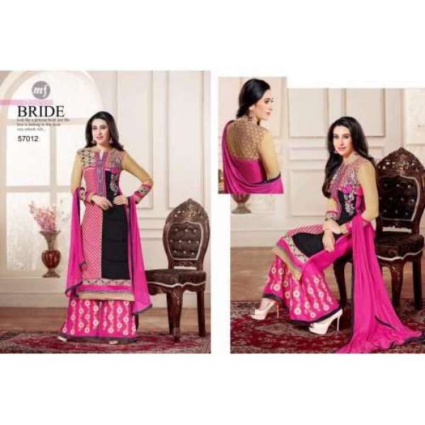 Pink Indian Party Suit Designer Palazzo Suit