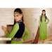 Yellow Green Pakistani Designer Mehndi Dress (Ready made Small size)