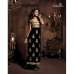 Black & Gold Velvet Suit Pakistani Designer Party Dress
