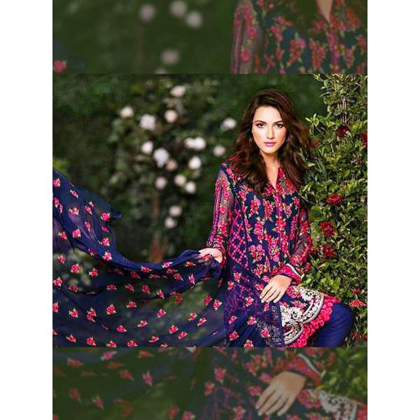 DECENT BLUE COLOUR PAKISTANI STYLE SALWAR KAMEEZ SUIT