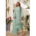 Biscay Green Organza Pakistani Designer Semi Stitched Suit