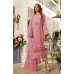 Rose Tan Dusty Pink Pakistani Designer Organza Suit