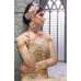 Beige Designer Anarkali Dress Indian Palazzo Trouser Suit