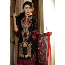EA-28 BLACK ESHA AISHA SUMMER LAWN EMBROIDERED SALWAR SUIT