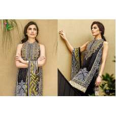 ZKC-01 BLACK KAHEERA CRESCENT LAWN SALWAR KAMEEZ SUIT