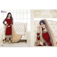 21052 RED FIONA AYESHA TAKIA PARTY WEAR SALWAR SUIT