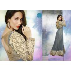 GL3803 Lilac Gray GLOSSY MALAIKA ARORA ANARKALI DRESS