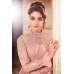 ELEGANT ROSE PINK INDIAN & PAKISTANI DESIGNER PARTY AND WEDDING WEAR FANCY ANARKALI SUIT