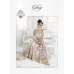LIGHT GOLD ORGINIAL GLOSSY SAPPHIRE WEDDING WEAR DESIGNER DRESS